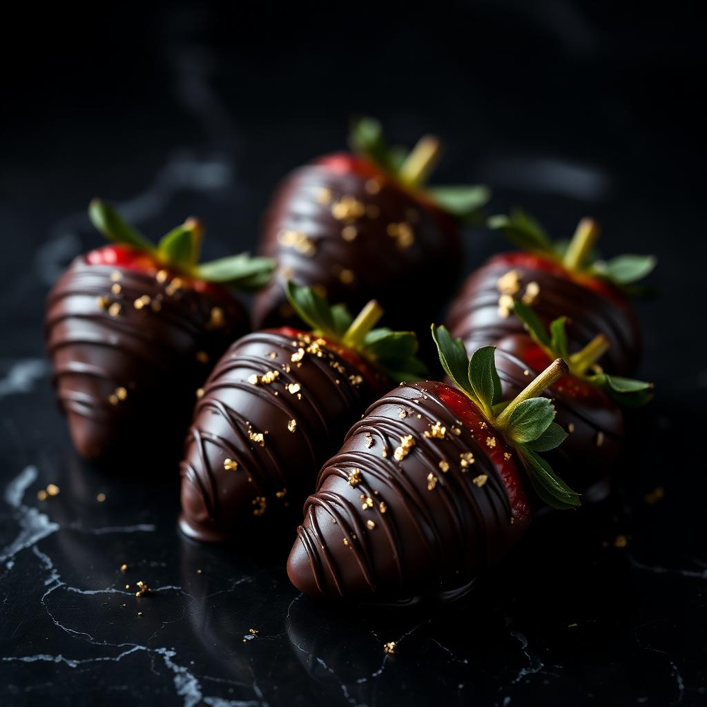 Chocolate Drizzle Strawberry Cups